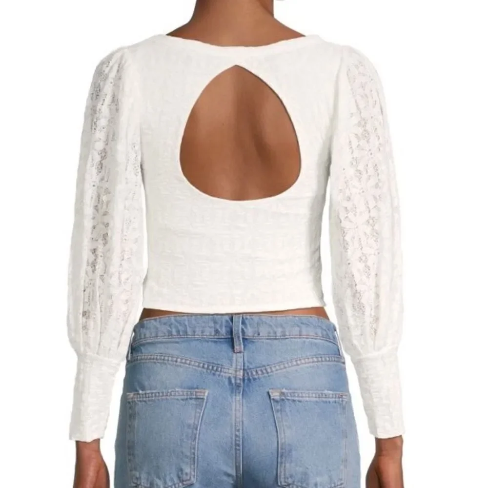 NWT Free People cropped long sleeves top M